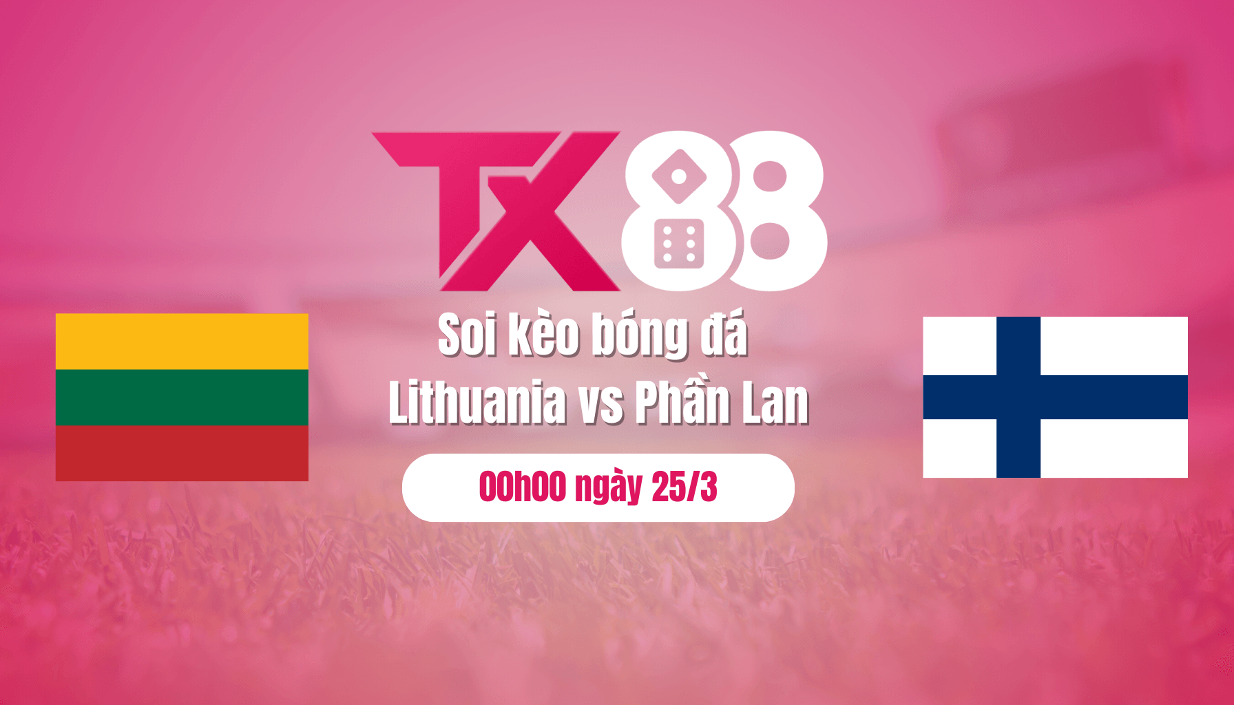TX88 Soi kèo bóng đá Lithuania vs Phần Lan, 00h00 ngày 25/3: Bắt nạt chủ nhà